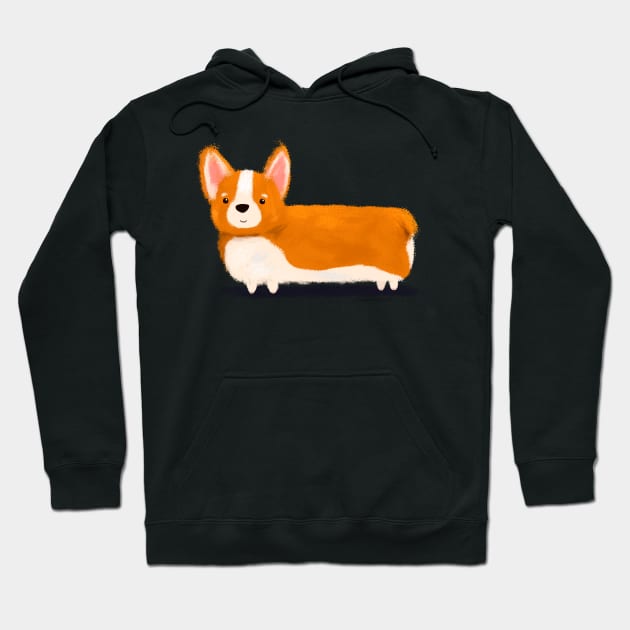 Corgi Hoodie by julianamotzko